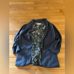 Women’s 3/4 sleeve light blue blazer